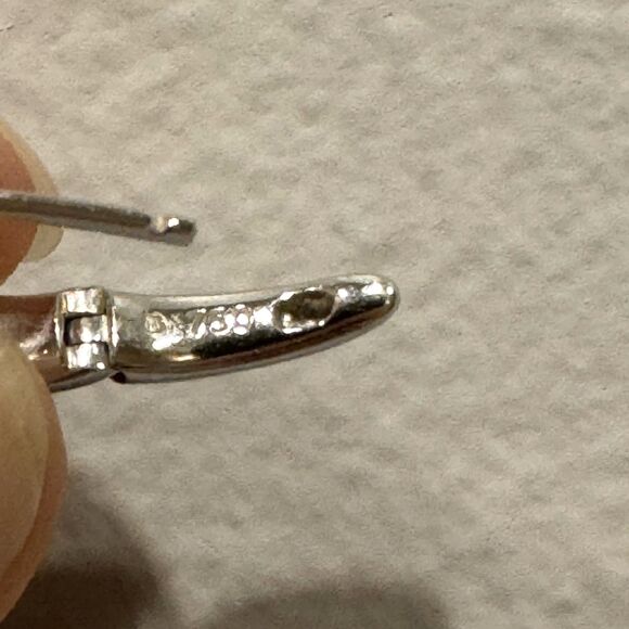 Mikimoto Akoya Cultured Pearl Hoop Earrings 18K White Gold Classic Elegance - Picture 2 of 10